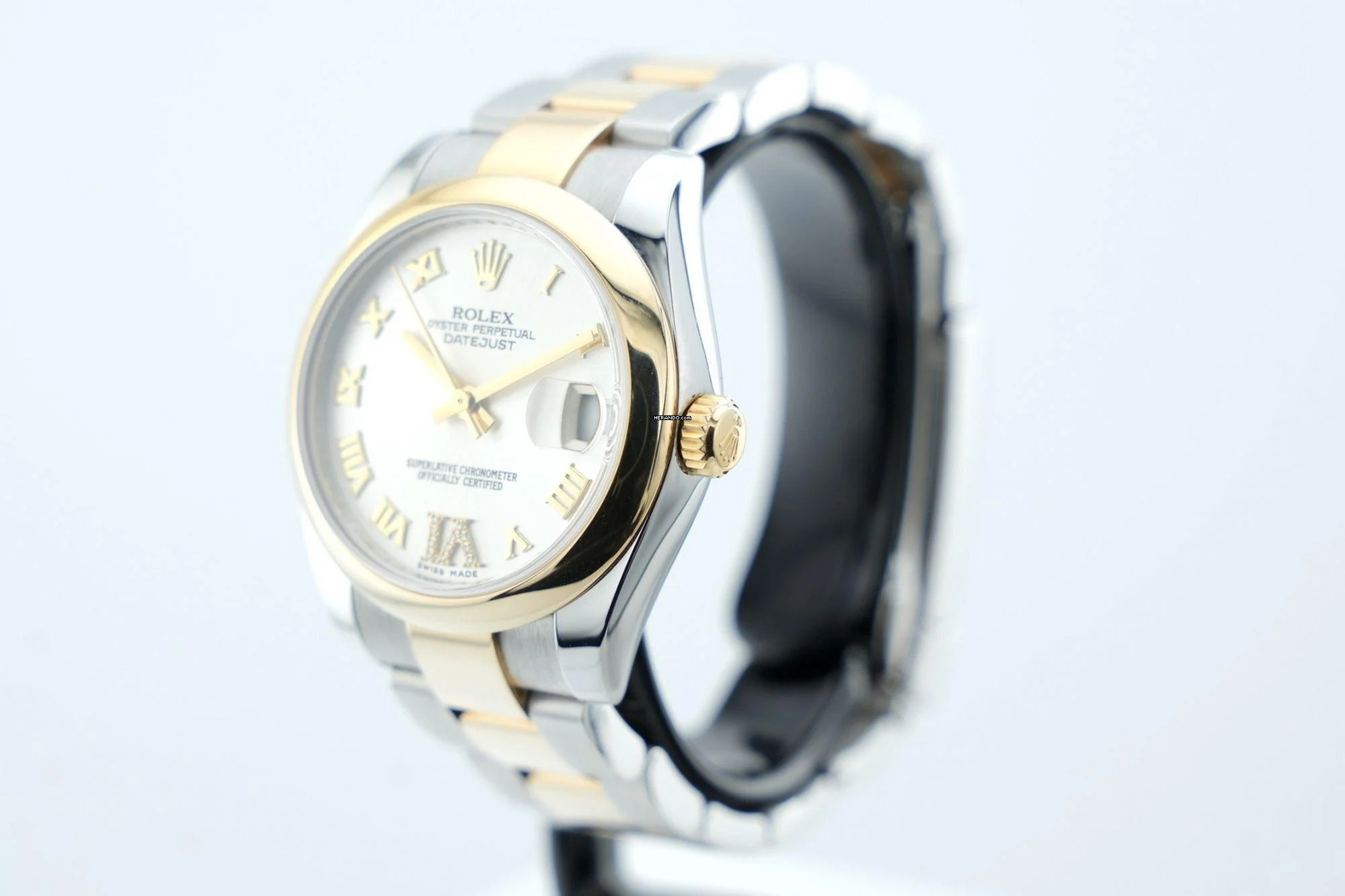 Rolex Datejust 31 31mm Steel And Yellow Gold - Diamond Dial - 178243