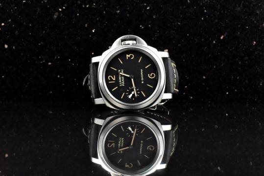  Panerai Luminor 8 Days 8 Giorni PAM00915 Black Dial unpoliert 