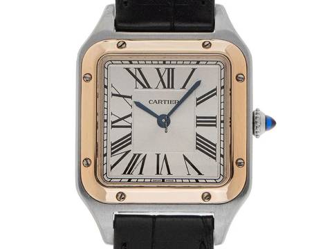  Cartier Santos Dumont PM kleines Modell Ref.4242 2020 Box&Beschreibung wie Neu Santos Dumont PM kleines Modell 