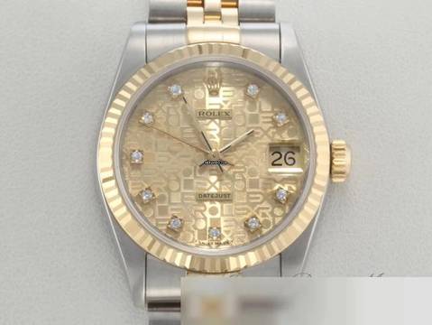  Rolex Datejust 31 31mm 68273 1999 Stahl Gelbgold 750 Diamanten Automatik Stainless Steel 18kt Yellow Gold Jubilé-band Chronometer Oyster 
