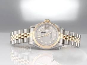 Thumbnail von Rolex Lady-Datejust Edelstahl Gelbgold 750 Diamanten Automatik Gold Stahl Stainless Steel 18kt Yellow Gold Jubilé-band Chronometer Oyster