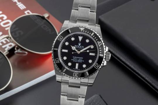  Rolex Submariner (No Date) Stahl Automatik Herrenuhr Ref. 114060 B&P 2012 