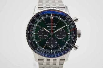 Thumbnail von Breitling Navitimer 1 B01 Chronograph 46 Racing Green perfektes Fullset mit Breitling Garantie bis 2033