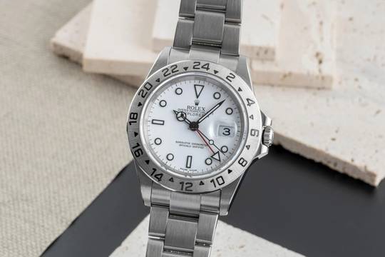  Rolex Explorer II Edelstahl Automatik Herren Ref. 16570 Z-Serie B&P 2007 LC 100 