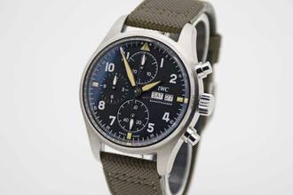 Thumbnail von IWC Fliegeruhr Spitfire Chronograph Pilot Chronograph Spitfire 41 mm perfekte Uhr mit neuem Service