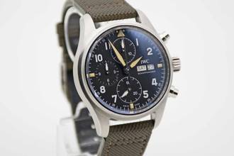 Thumbnail von IWC Fliegeruhr Spitfire Chronograph Pilot Chronograph Spitfire 41 mm perfekte Uhr mit neuem Service