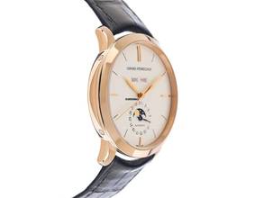 Thumbnail von Girard Perregaux 1966 Mondphase Ref.49535-52-151-BK6A 2019 Full Set wie Neu Vintage 1966 Mondphase 18kt Roségold