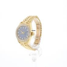 Thumbnail von Rolex Lady-Datejust 26 Yellow Gold President Blue Diamond Dial