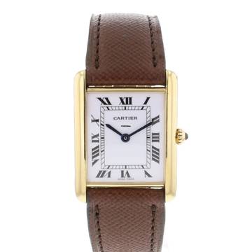  Cartier Tank Louis Cartier Medium Gold 