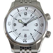 Thumbnail von Longines Legend Diver L3.764.4.16.6 white dial 2025 Full Set Like NEW