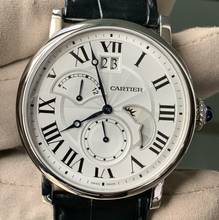 Thumbnail von Cartier Rotonde de Cartier 42MM GMT Retrograde 3773 silver dial