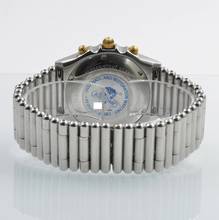 Thumbnail von Breitling Chronomat 81950 chronograph matte black dial steel Full Set Full Set