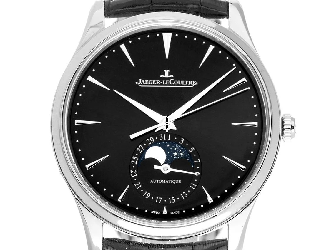 Jaeger-LeCoultre Master Ultra Thin Moon Ref.Q1368471 2025 Full Set Ungetragen Master Ultra-Thin Moon Krokoleder Faltschließe