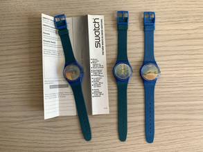 Thumbnail von Swatch Art special Jean-Michel Folon full series 3 watches 1987’s Limited edition NEW