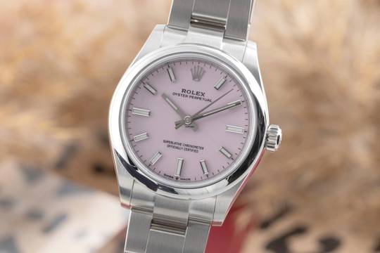  Rolex Oyster Perpetual 31 ''Candy Pink'' Automatik Damenuhr Ref. 277200 B&P 