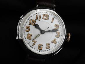 Thumbnail von Rolex Vintage Ref.757327 1915 original Box sehr gut Vintage Vintage 935 Silber Klappdeckel