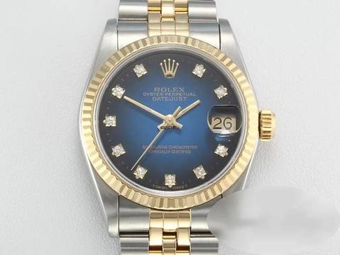 Rolex Datejust 31 31mm Medium 68273 Stahl Gelbgold 750 Diamanten Automatik Stainless Steel 18kt Yellow Gold Jubilé-band Chronometer Oyster 
