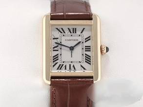 Thumbnail von Cartier Tank Solo Edelstahl Gelbgold 750 2019 W5200002 Stahl Gold Damen