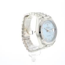 Thumbnail von Rolex Day-Date 36 Platinum Ice-Blue Roman Dial