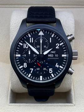  IWC Fliegeruhr Chronograph Top Gun Pilot Chronograph Fliegeruhr TOP GUN FULL SET WITH BOX&PAPERS like NEW year:2025 