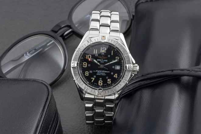  Breitling Superocean 1000M Edelstahl Automatik Herrenuhr Ref. A17040 