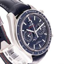 Thumbnail von Omega Speedmaster Moonphase Blue 44 – 304.33.44.52.03.001 – like NEW – 10/2024 Full Set