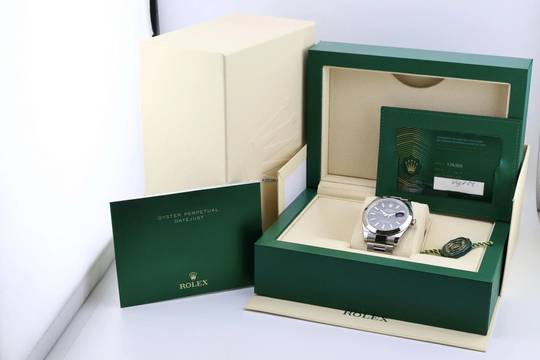  Rolex Datejust 41 Black Dial 41MM Like New Box+Papers 126300 2022 