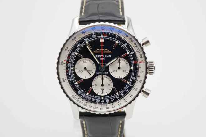  Breitling Navitimer 1 B01 Chronograph perfektes Fullset aus 2024 mit Breitling Garantie bis 2032 