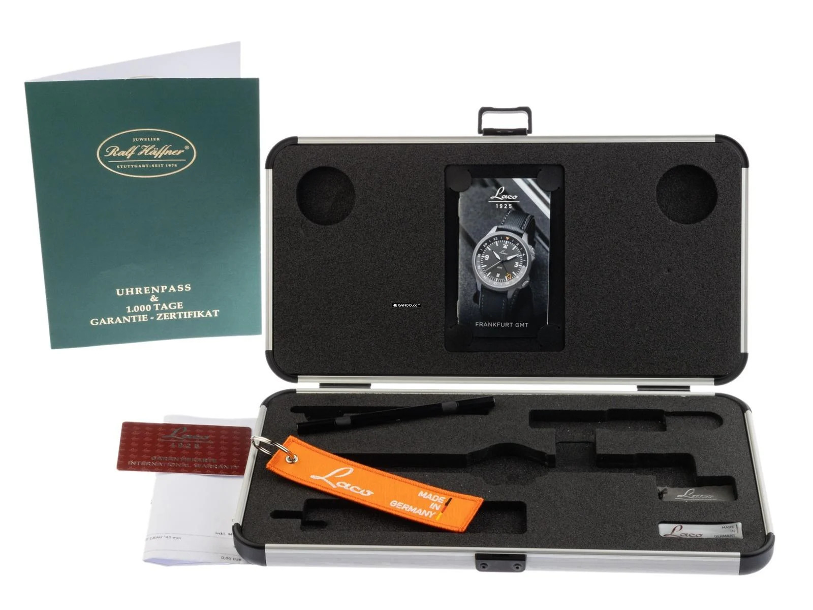 Laco Frankfurt GMT Ref.862120.2 2024 Full Set Ungetragen Frankfurt GMT