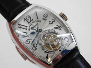Thumbnail von Franck Muller Platinum Tourbillon Repetition Watch 36 X 50MM. 7880 RMT RARE Rarität Platinum Tourbillon Repetition Herrenuhr mit Box