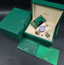 Thumbnail von Rolex Oyster Perpetual 34 34mm 124200-0008 Lavender dial Unworn/New Condition Full Set 11-2025