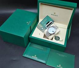 Thumbnail von Rolex Datejust 41 41mm Jubilee 126334 Blue dial Jubilee Like New Full Set 9-2025