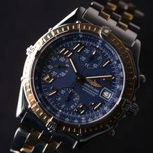 Thumbnail von Breitling Chronomat Vitesse Steel/Gold Blue Arabic Dial