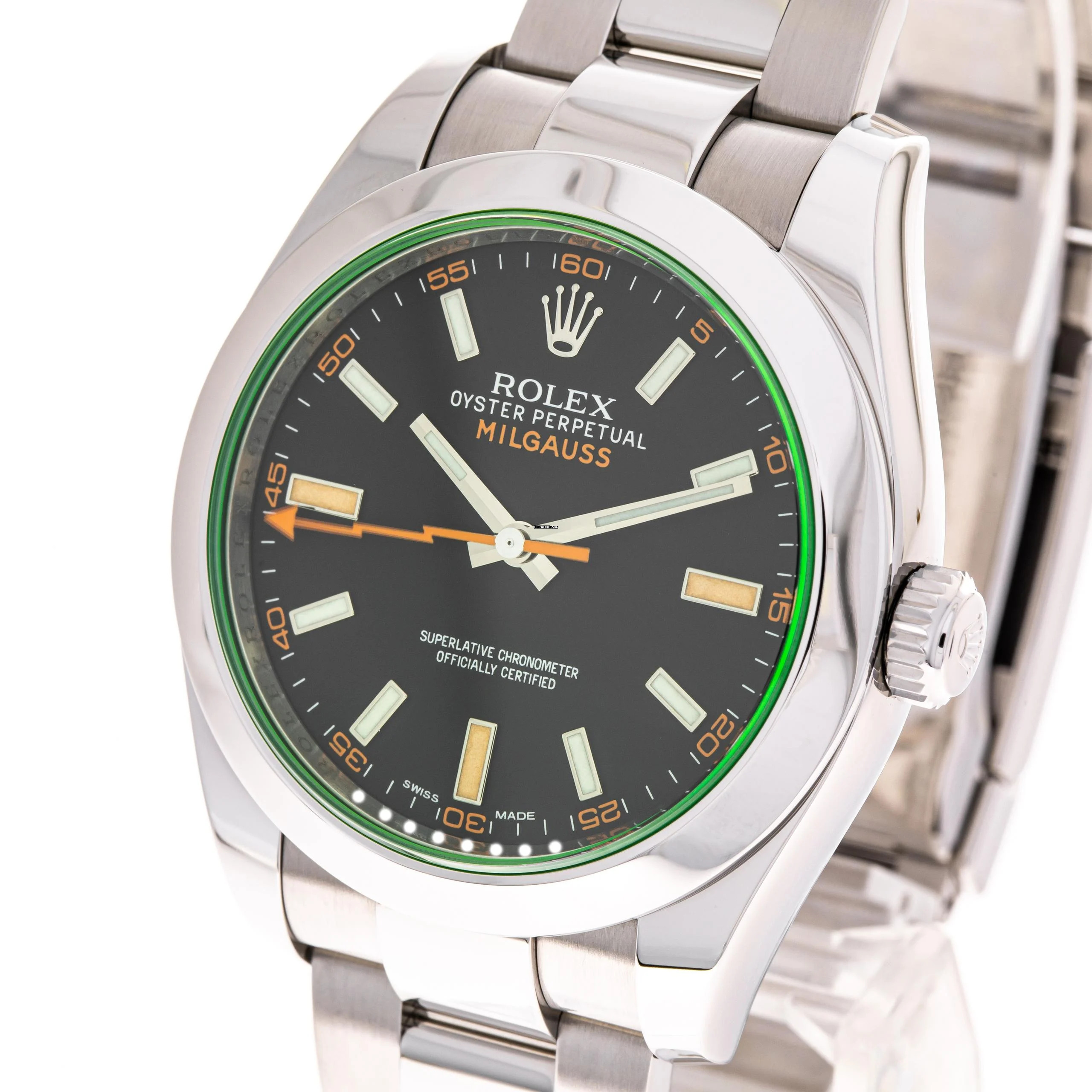 Rolex Milgauss 40 Black Orange – 116400GV – like NEW – 09/2020 Full Set