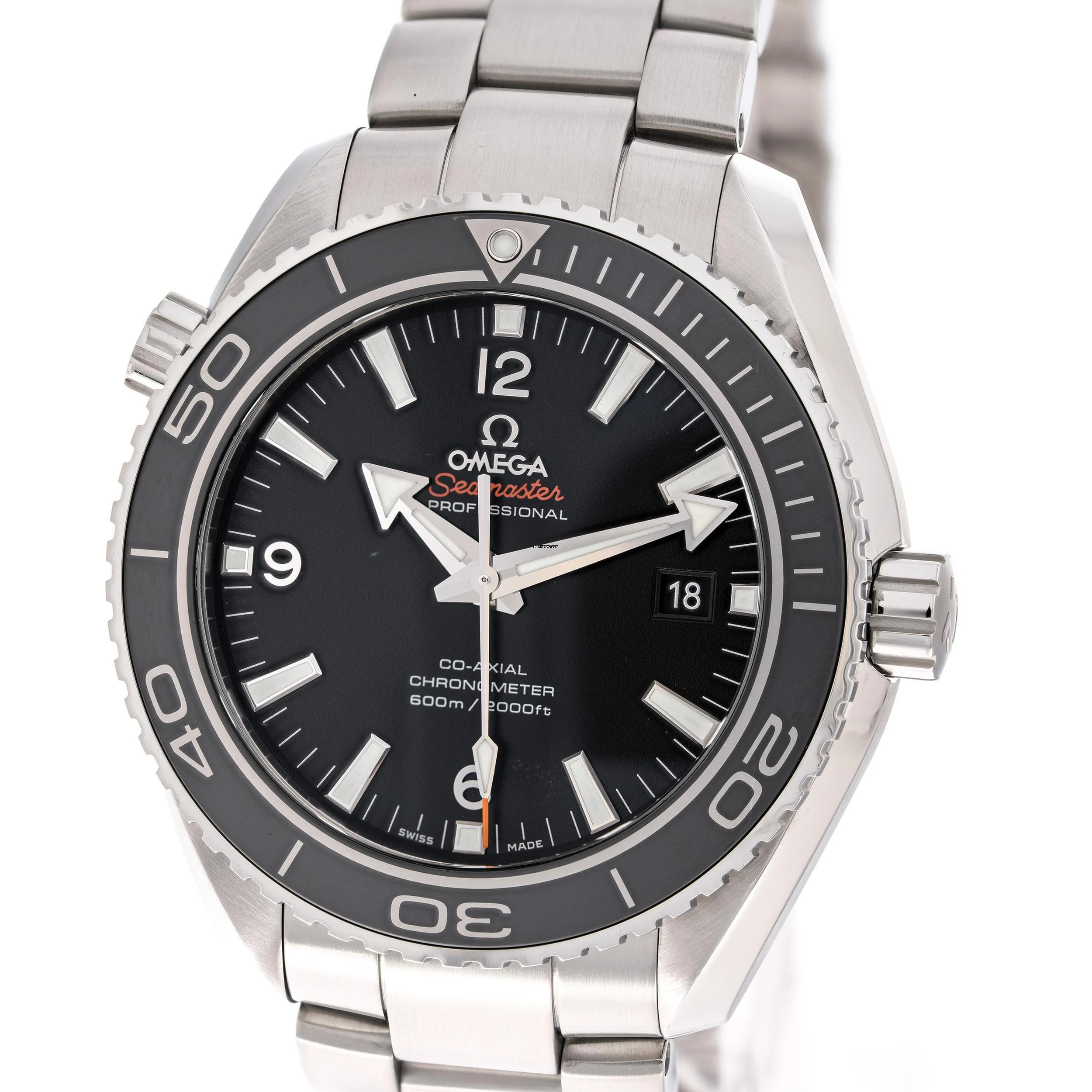Omega Seamaster Planet Ocean 45,5 Black – 232.30.46.21.01.001 – like NEW – 01/2016 Full Set