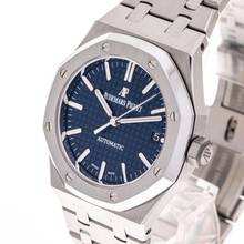 Thumbnail von Audemars Piguet Royal Oak Selfwinding 37 Blue – 15450ST.OO.1256ST.03 – like NEW – 2018 Full Set
