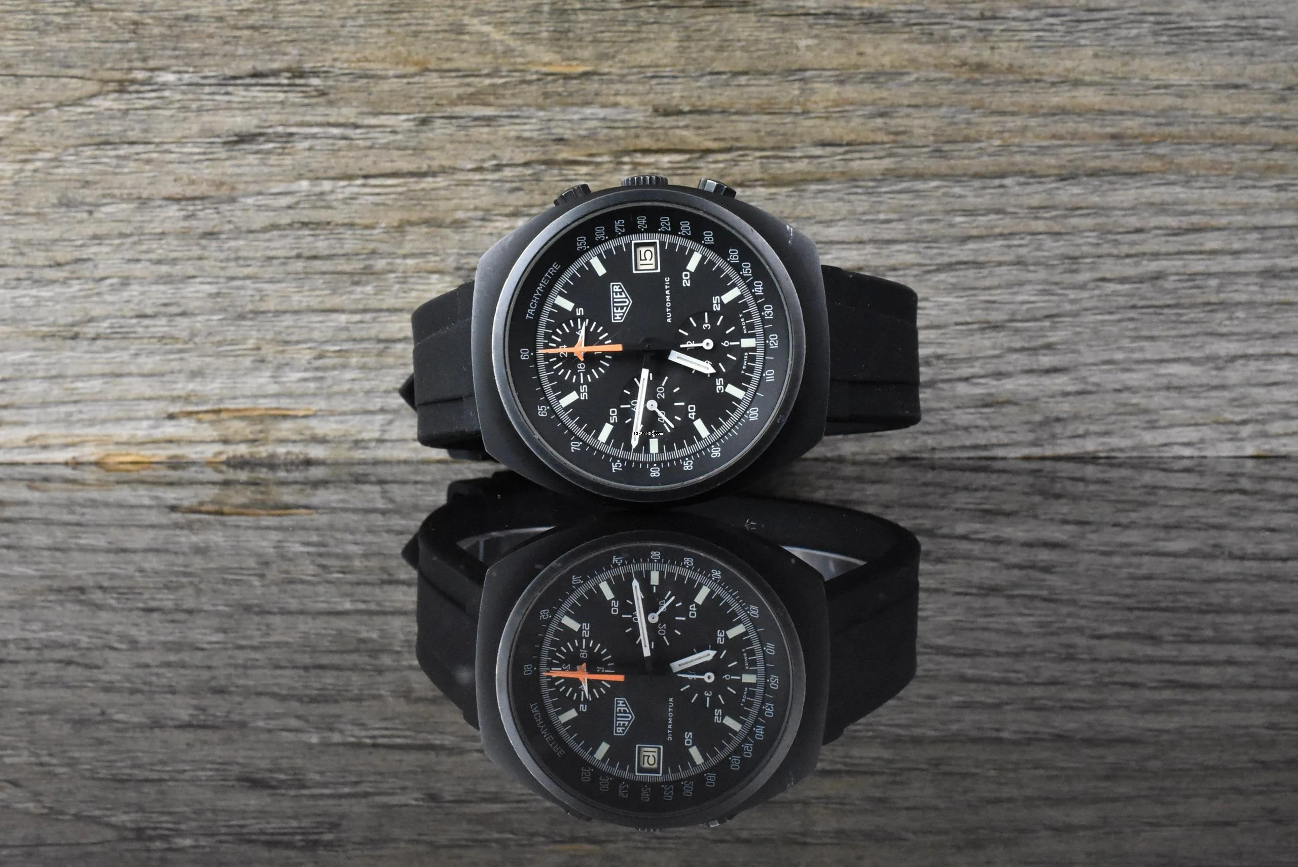 Heuer Lemania Chronograph unpoliert - nice Vintage - Automatik