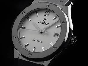 Thumbnail von Hublot Classic Fusion Titan Ref.565.NX.2611.RX 2025 Full Set Ungetragen Classic Fusion Titanium Faltschließe