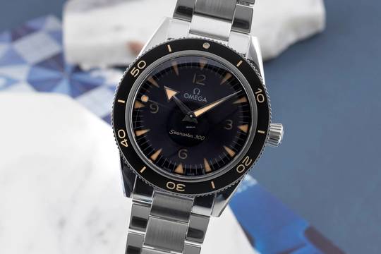  Omega Seamaster 300 Master Co-Axial Stahl Ref. 234.30.41.21.01.001 B&P 2023 
