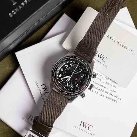  IWC Pilot Timezoner Chronograph Just serviced at IWC 