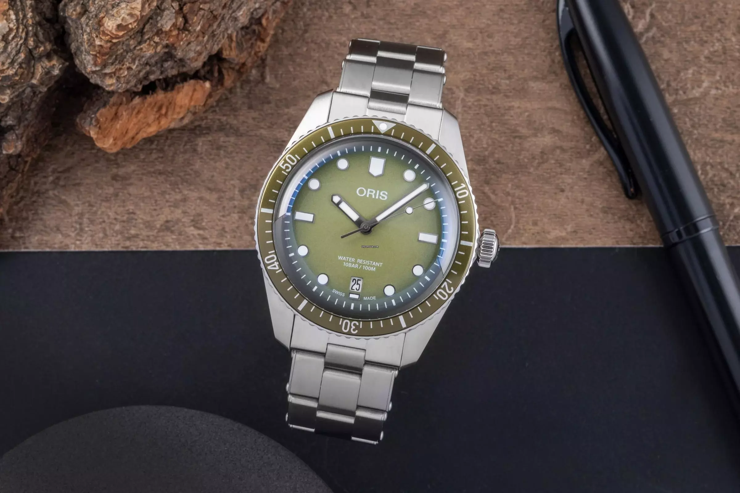 Oris Divers Sixty Five Stahl Automatik Herren Ref 01 733 7707 4057 Box & Papiere