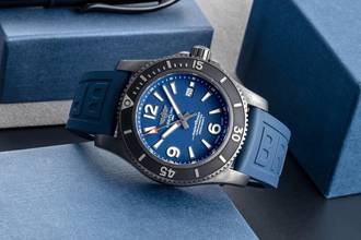 Thumbnail von Breitling Superocean 46 Automatik 46 Black Steel Herrenuhr Ref. M17368B71B1S1 B&P