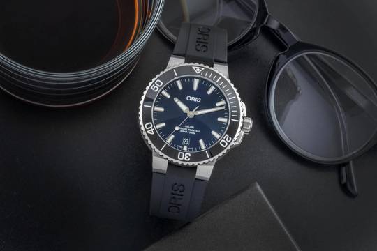  Oris Aquis Date Stahl Automatik Herrenuhr Ref. 01 733 7732 4135 Box & Papiere 