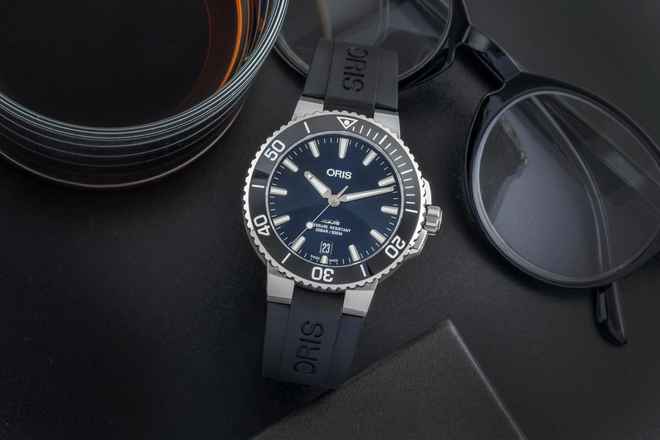  Oris Aquis Date Stahl Automatik Herrenuhr Ref. 01 733 7732 4135 Box & Papiere 