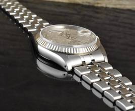 Thumbnail von Tudor Prince Date 76214 Stahl / Weißgold Linen Diamond Dial