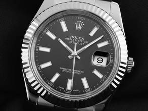 Thumbnail von Rolex Datejust II Ref.116334 2015 Full Set wie Neu Vintage Datejust II Stahl 18kt Weißgold
