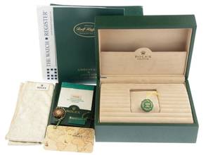 Thumbnail von Rolex Day-Date 36 Ref.18238 1990 Full Set wie Neu Vintage Day Date Diamanten 18kt Gelbgold