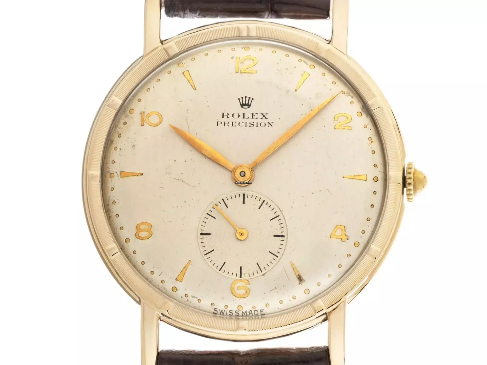 Rolex Precision Metropolitan 9kt Gelbgold Ref.4325 sehr gut Vintage Precision Metropolitan 9kt Gelbgold