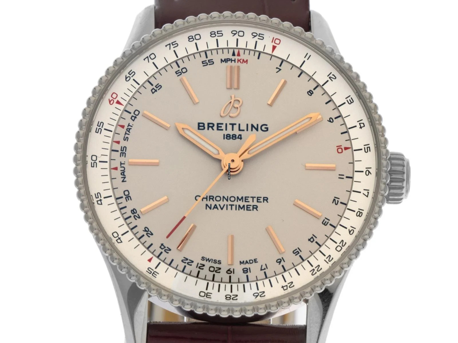 Breitling Navitimer Ref.A17327211G1P1 2025 Full Set Ungetragen Navitimer Automatic Krokoleder Faltschließe