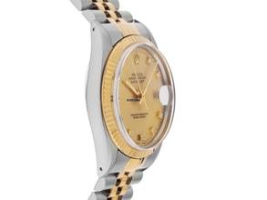 Thumbnail von Rolex Datejust 36 Ref.16013 1987 Full Set sehr gut Vintage Datejust Diamanten open 6/9